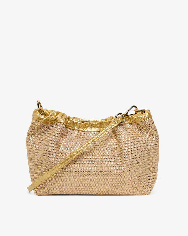 MONTY BAG in Gold Weave by Elms and King