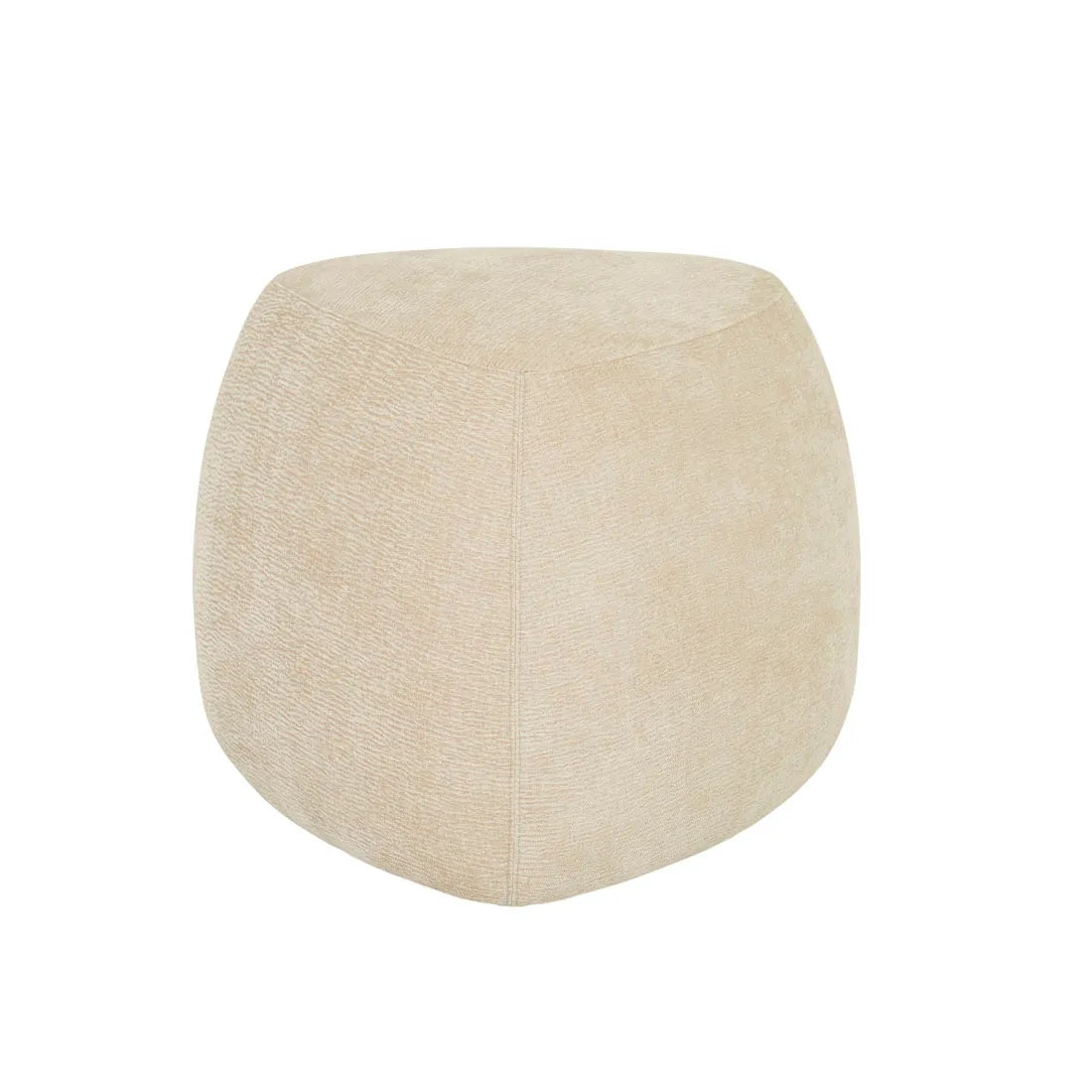 PEBBLE SMALL OTTOMAN in Sand Drift by GlobeWest at Darling & Domain