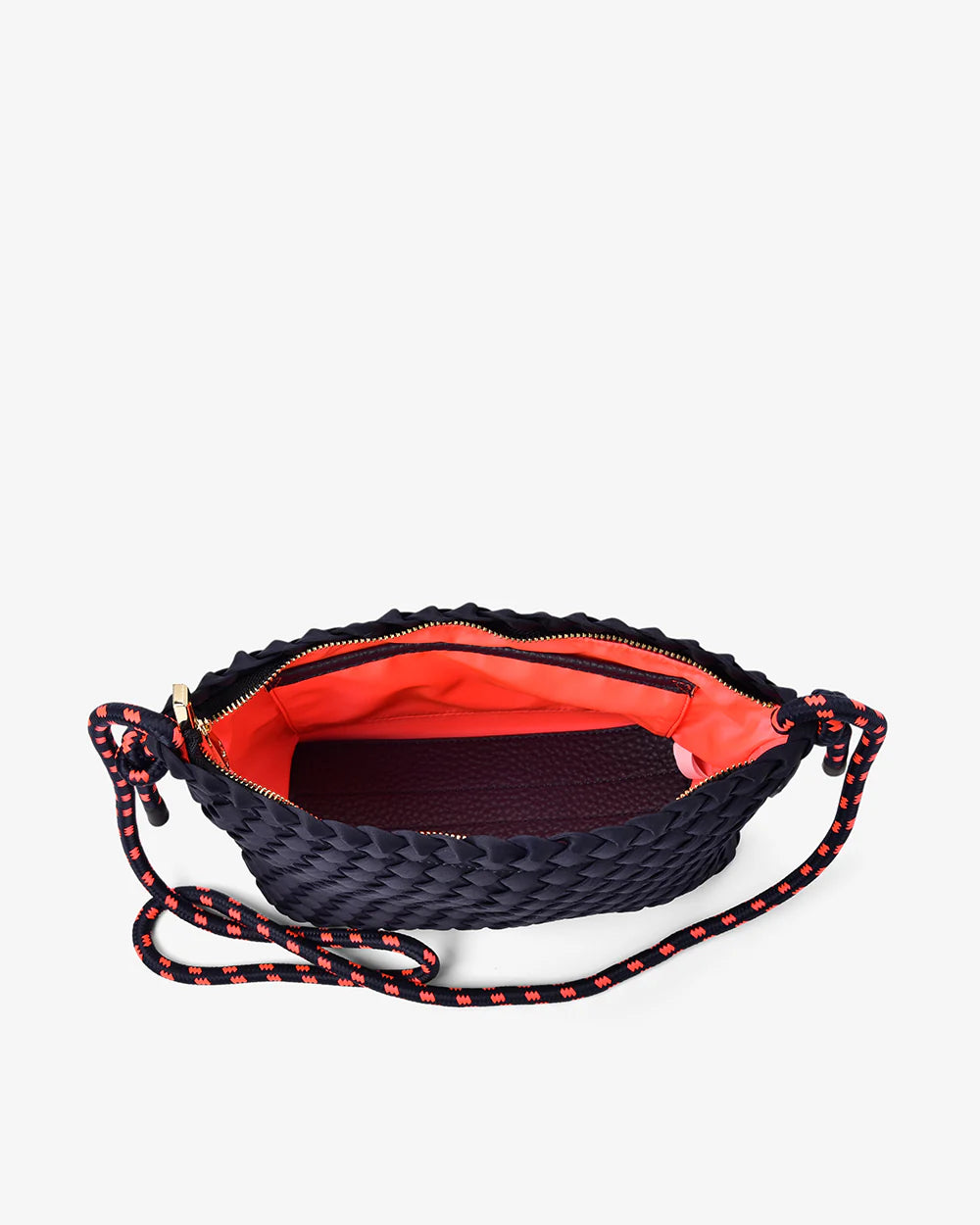 PANAMA CROSSBODY BAG | Navy Plait - Darling & Domain