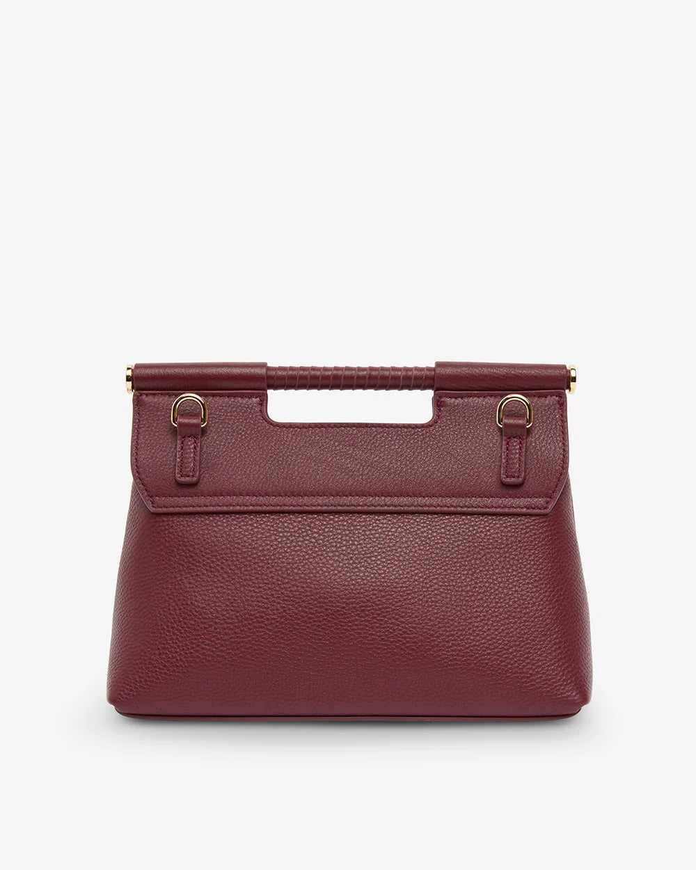 PAYTON HANDBAG in Burgundy Pebble by Arlington Milne