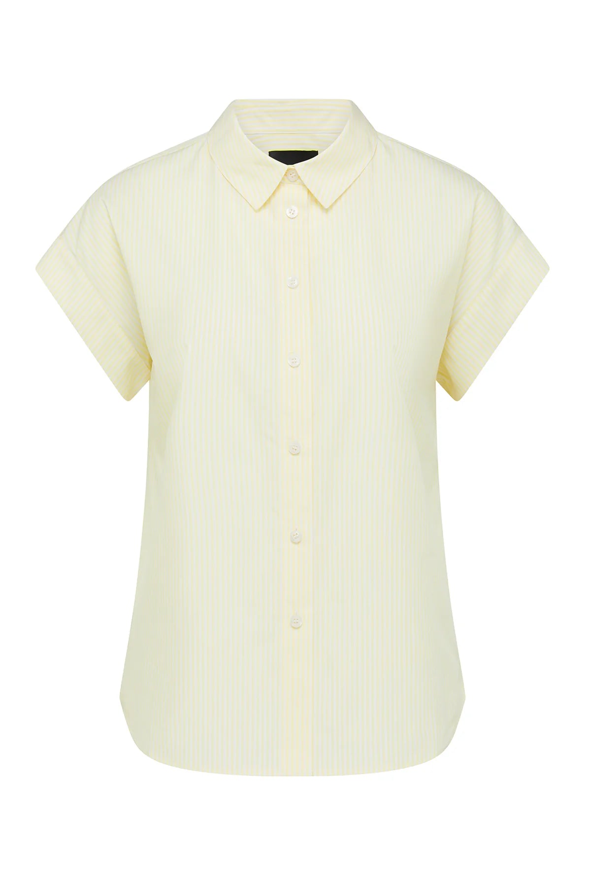 PORTSEA SHIRT in Yellow Stripe by Cable Melbourne
