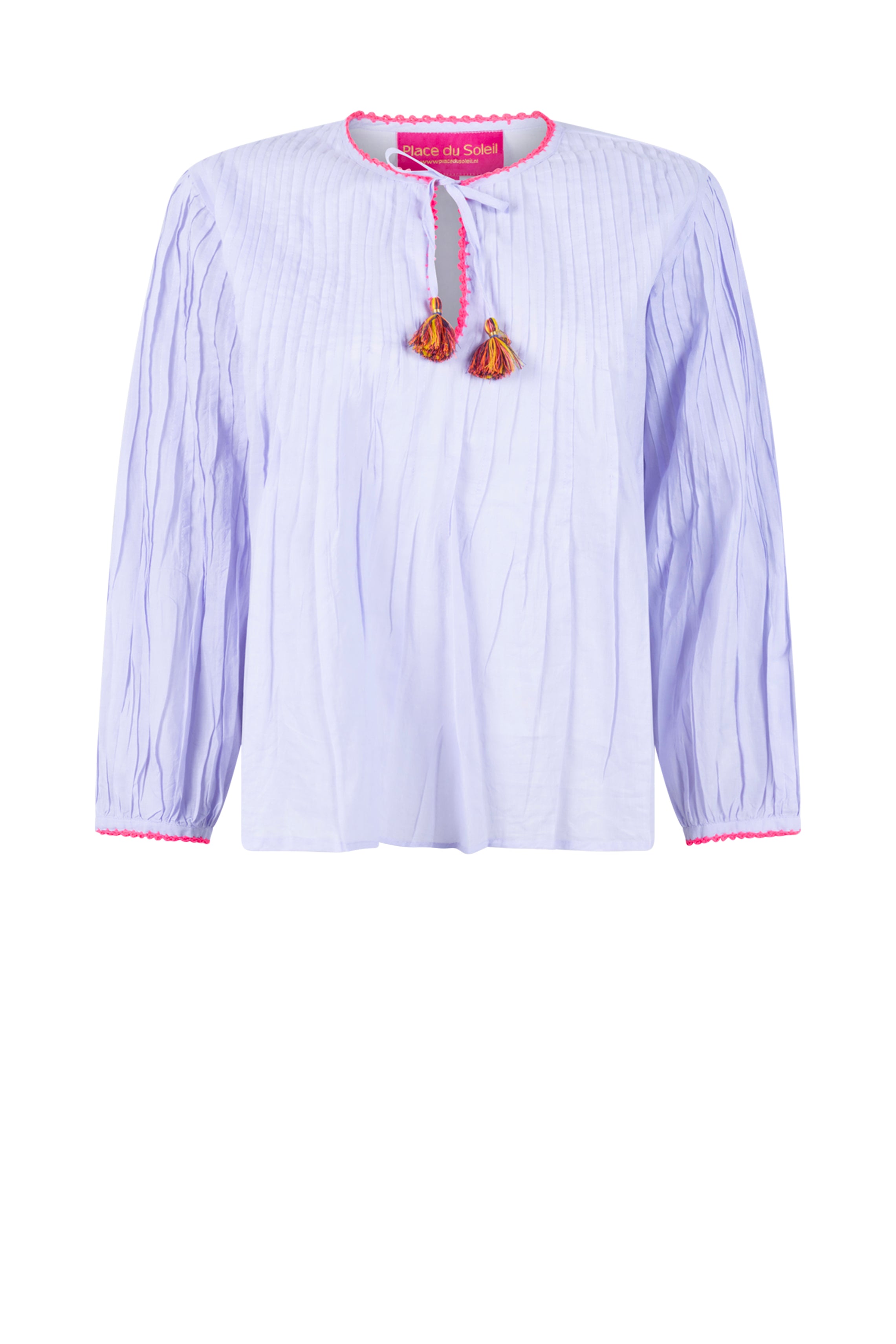 LIGHT PURPLE BLOUSE by Place Du Soleil