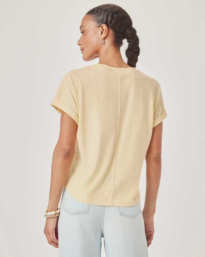 SKYE SHORT SLEEVE TEE in Honeysuckle by Splendid