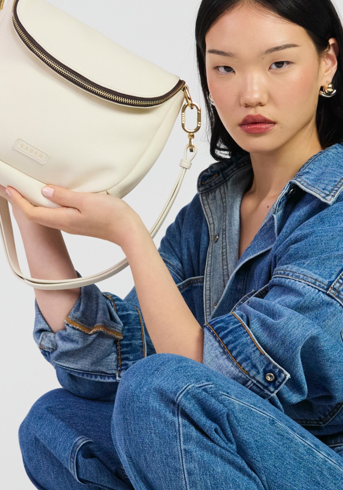 FIFI CROSSBODY BAG in Quartz by Saben