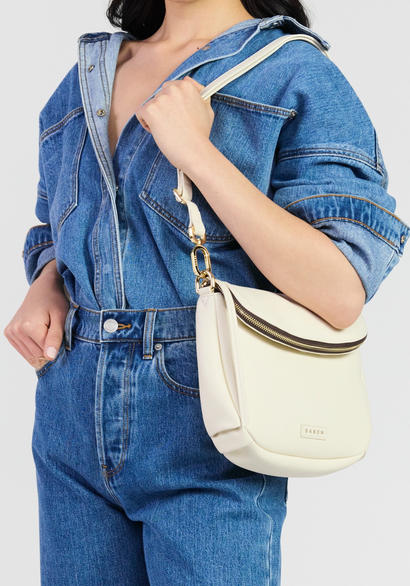 FIFI CROSSBODY BAG in Quartz by Saben