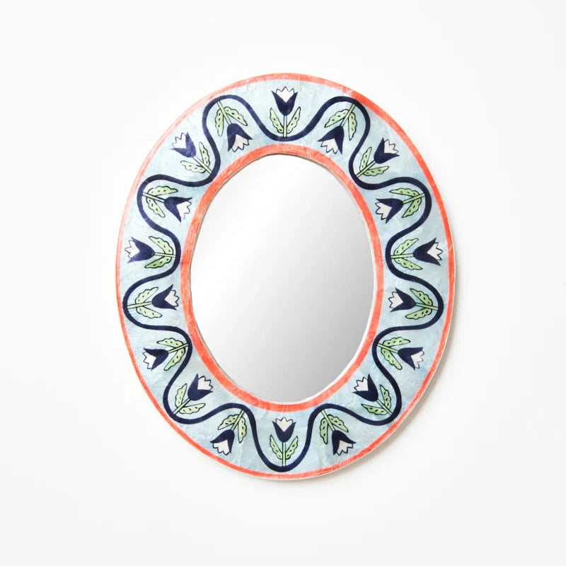 SAMIRA MIRROR in Blue Lotus by Jones & Co