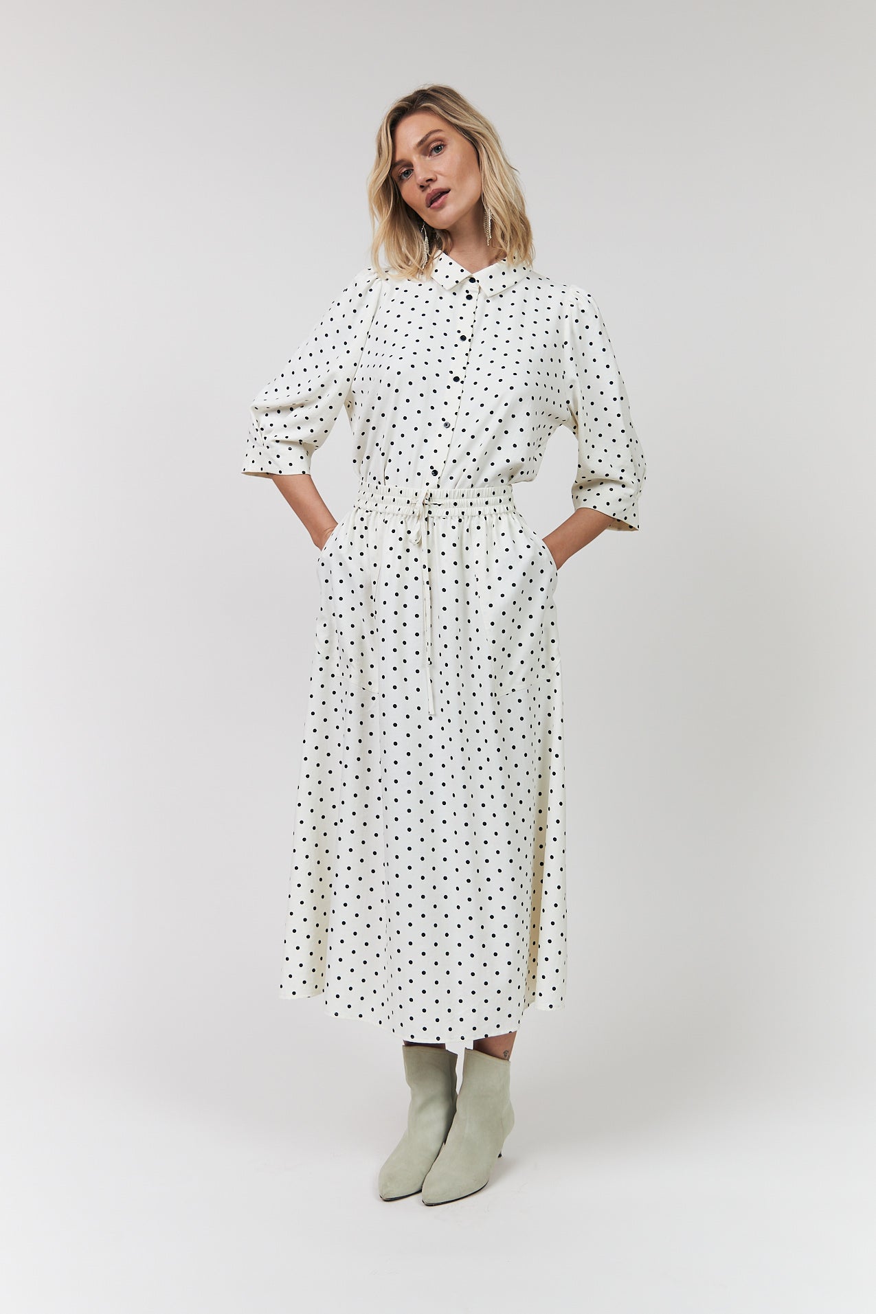 AKANE MAXI SKIRT in Dot Print by Lollys Laundry