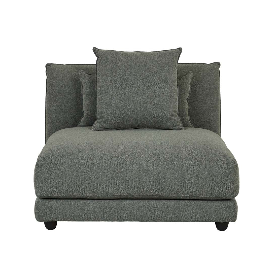 FELIX CREST 1 SEATER CENTRE SOFA in Olive Leaf by GlobeWest at Darling & Domain
