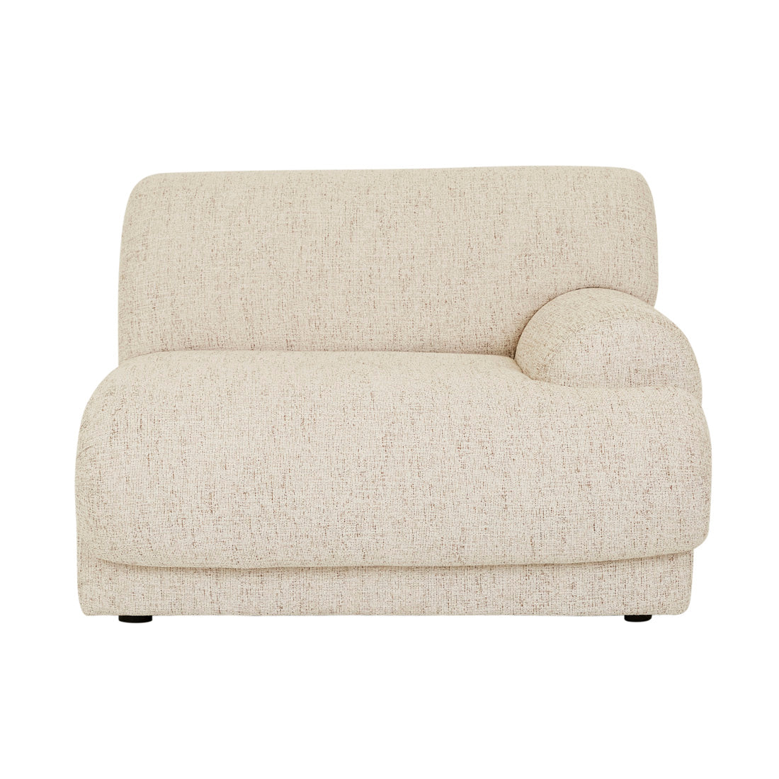 JUNO SIERRA 1 SEATER RIGHT ARM SOFA in White Bark by GlobeWest at Darling and Domain