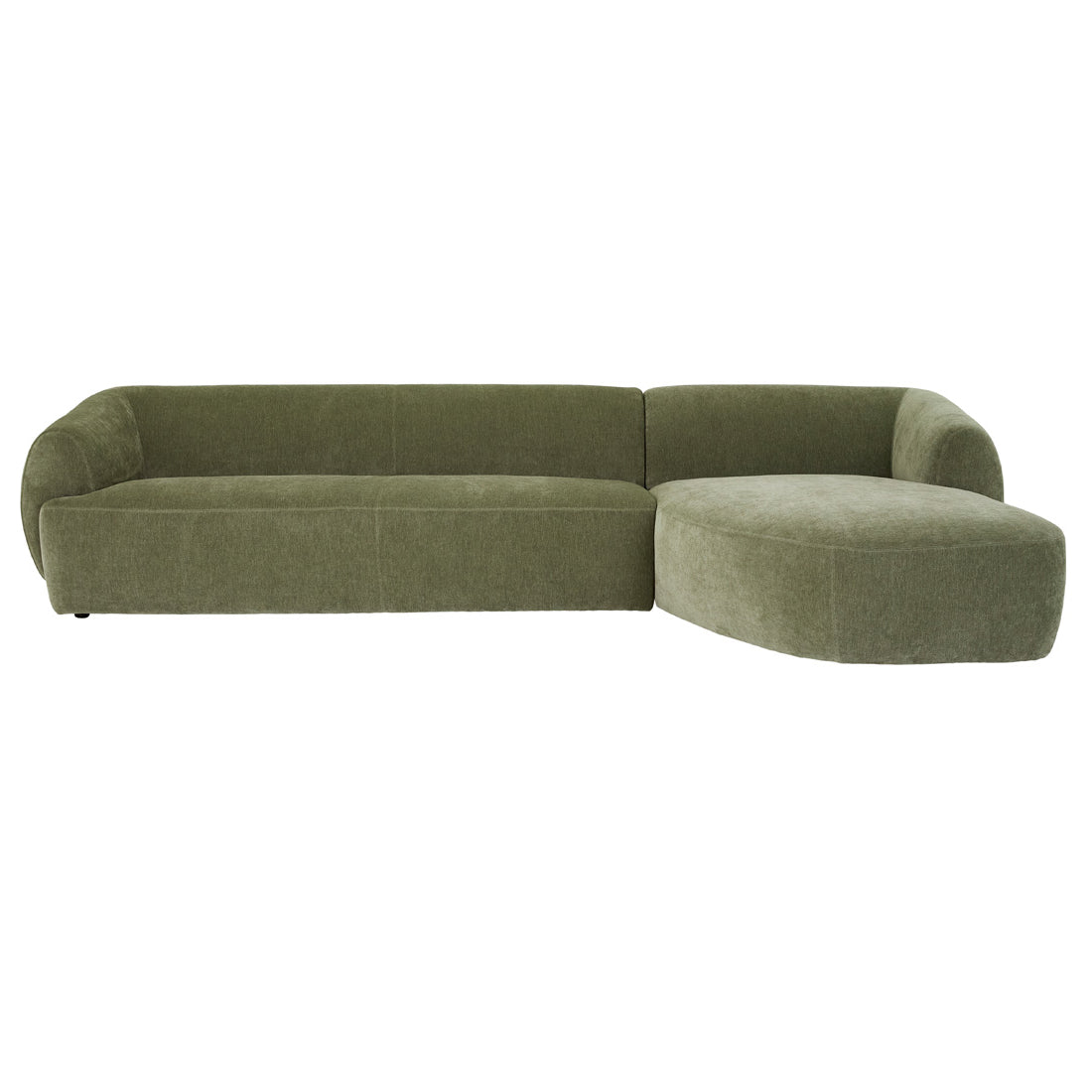 MADRID SLOPE RIGHT CHAISE SOFA SET in Clover by GlobeWest at Darling and Domain