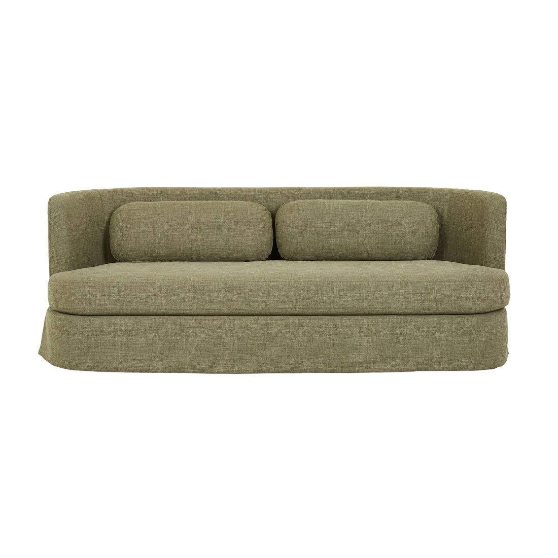 SIDNEY BAY 2 SEATER SOFA in Eames Olive by GlobeWest at Darling & Domain