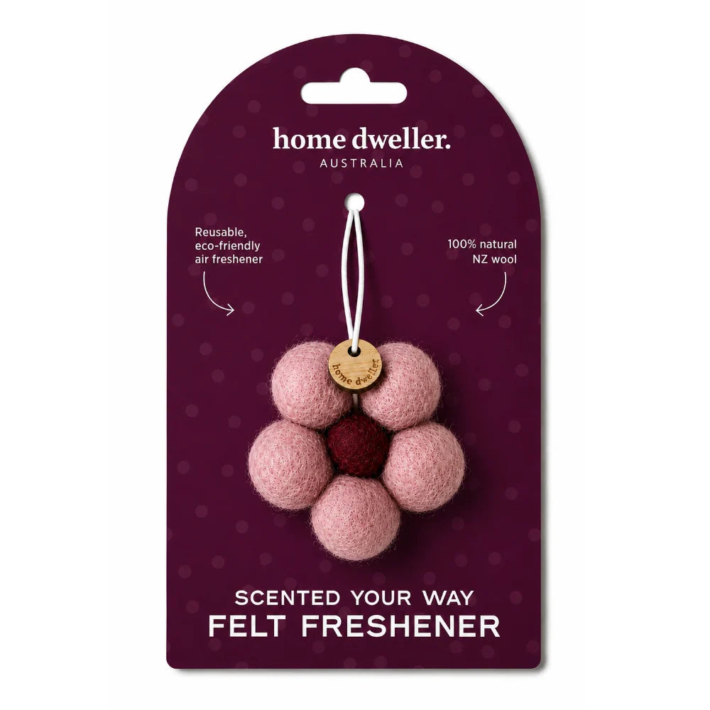 SCENTED YOUR WAY FELT FRESHENERS in Pink Flower