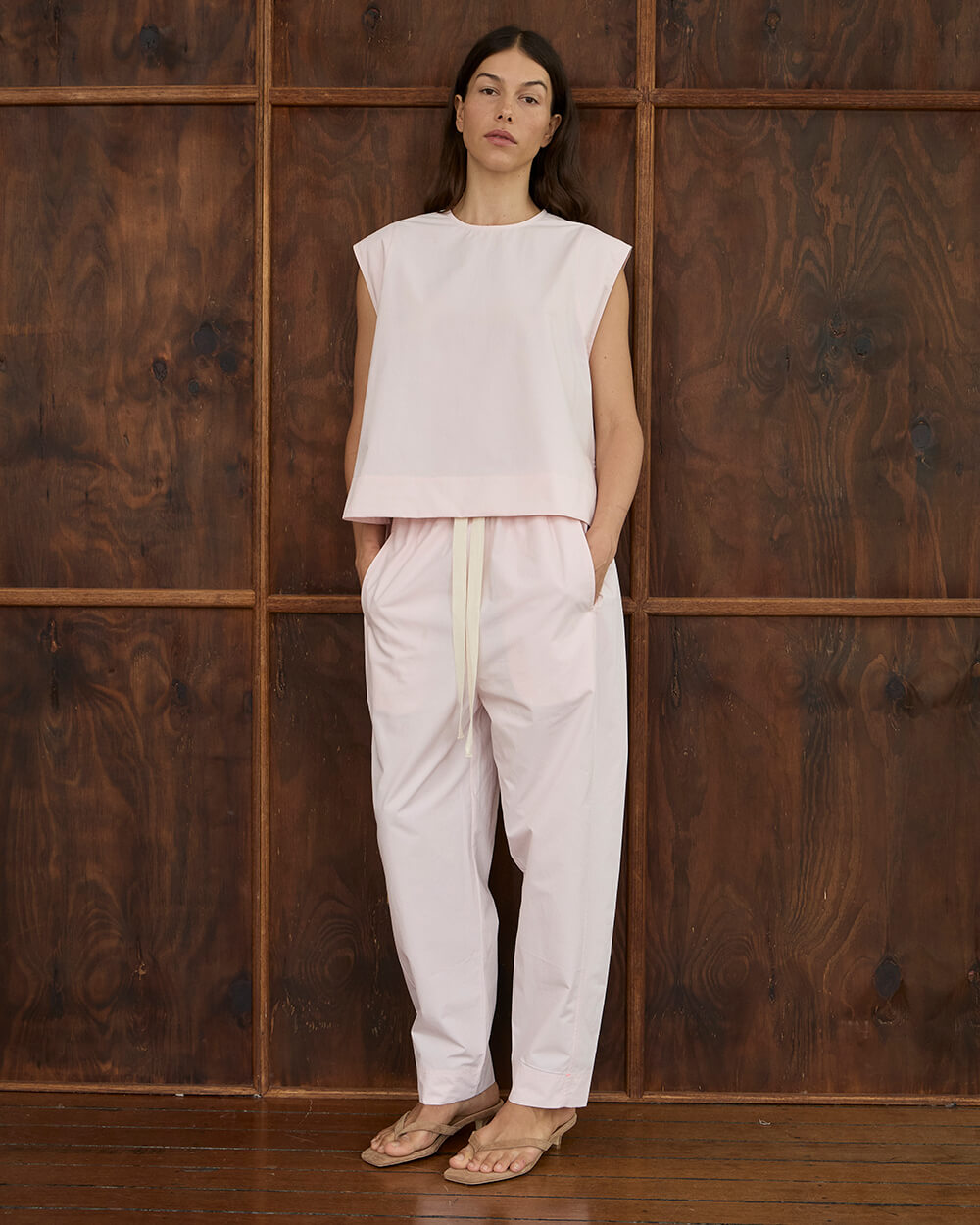 BYRON PANT in Baby Pink by Arlington Milne