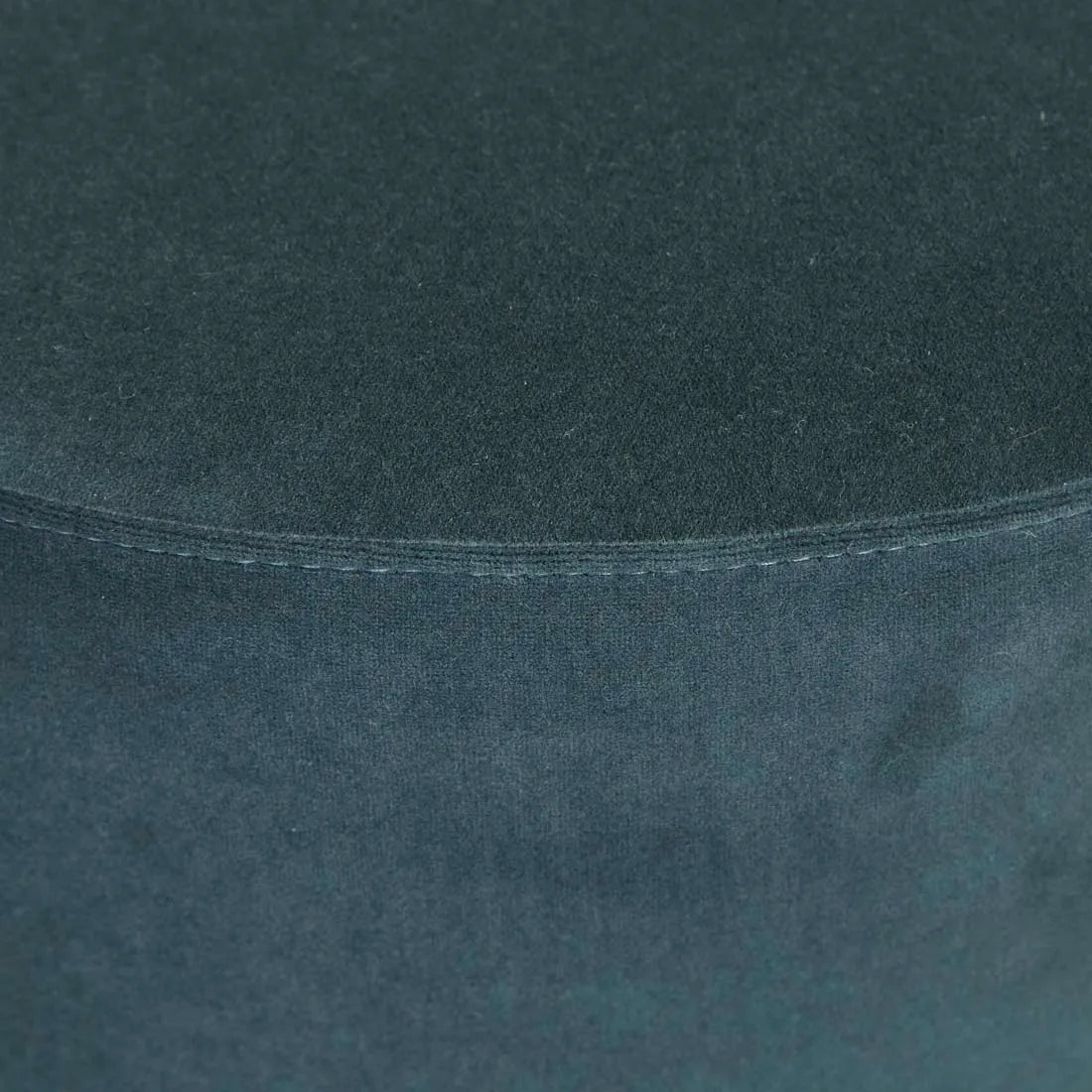 TITO OTTOMAN in Peacock Velvet by GlobeWest at Darling & Domain