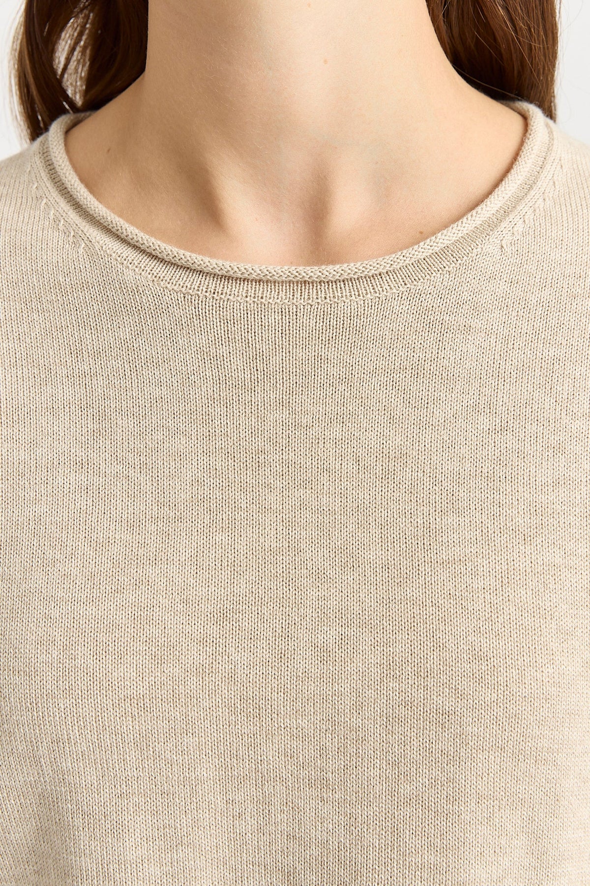 SHORT SLEEVE KNIT in Jute by Toorallie