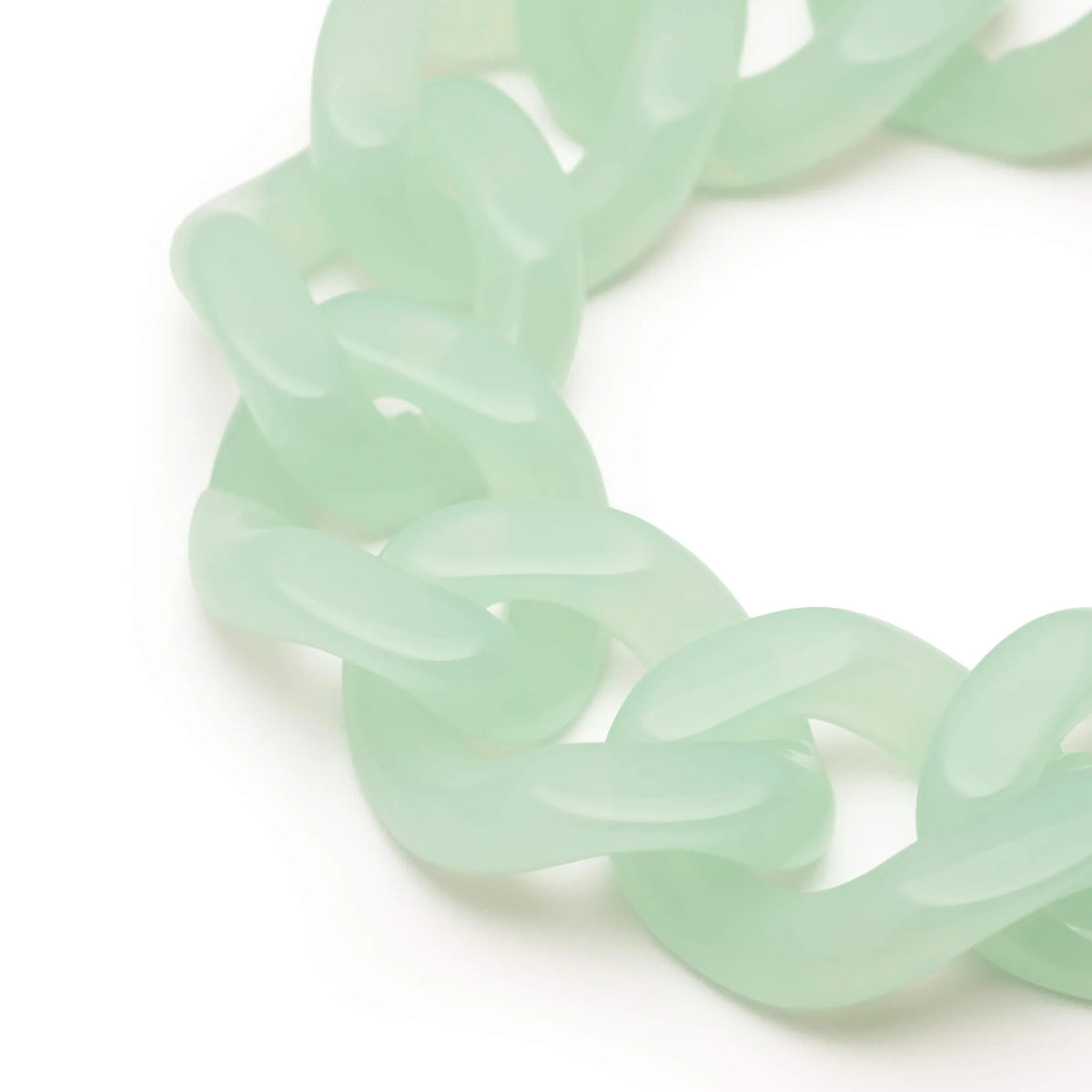 FLAT CHAIN BRACELET in Opaline Mint by Vanessa Baroni
