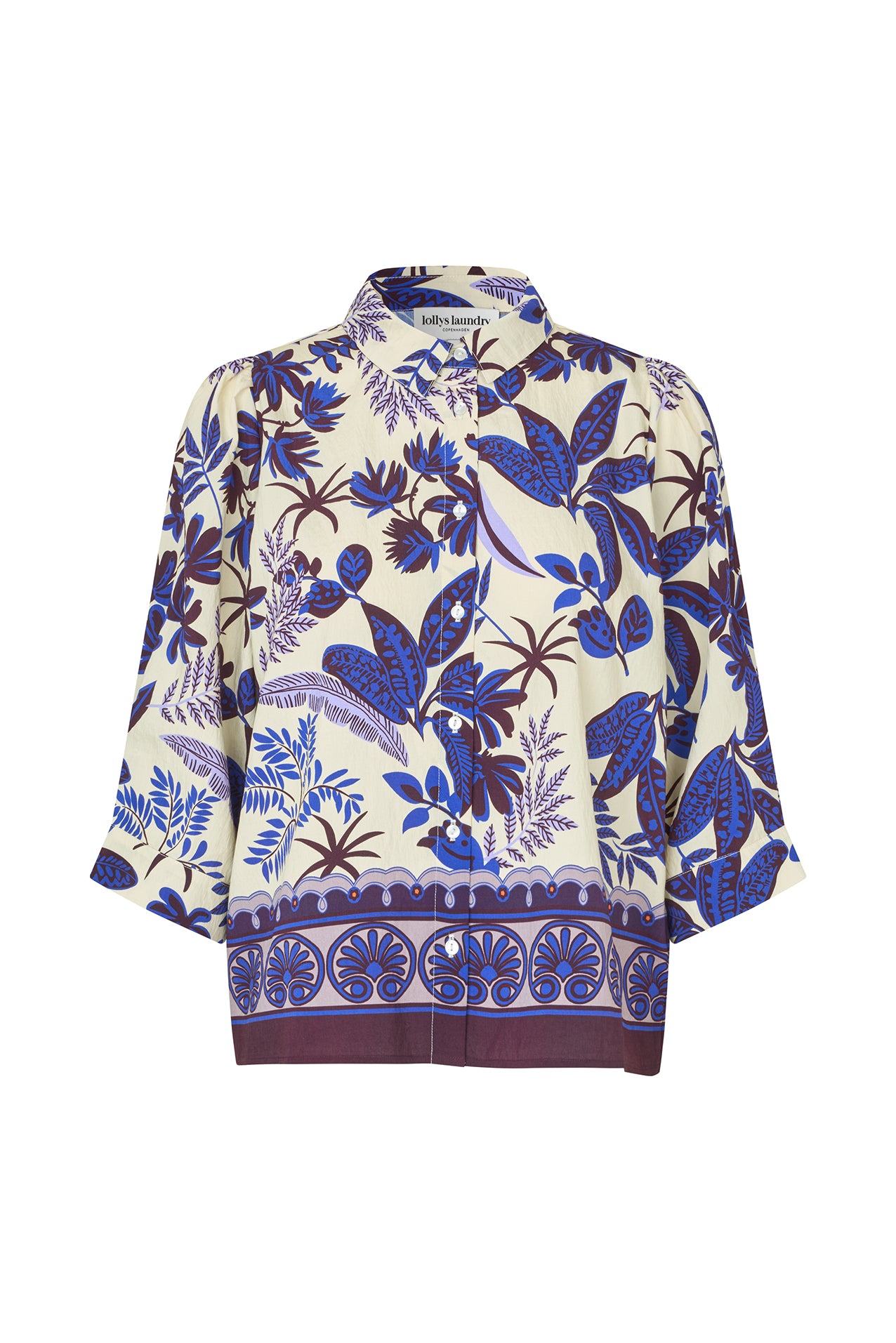 BONO SHORT SLEEVE SHIRT in Flower Print by Lollys Laundry