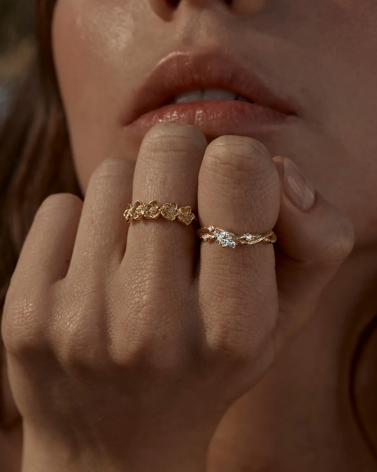 Bloom With Grace Ring in 18K Gold Vermeil By Charlotte
