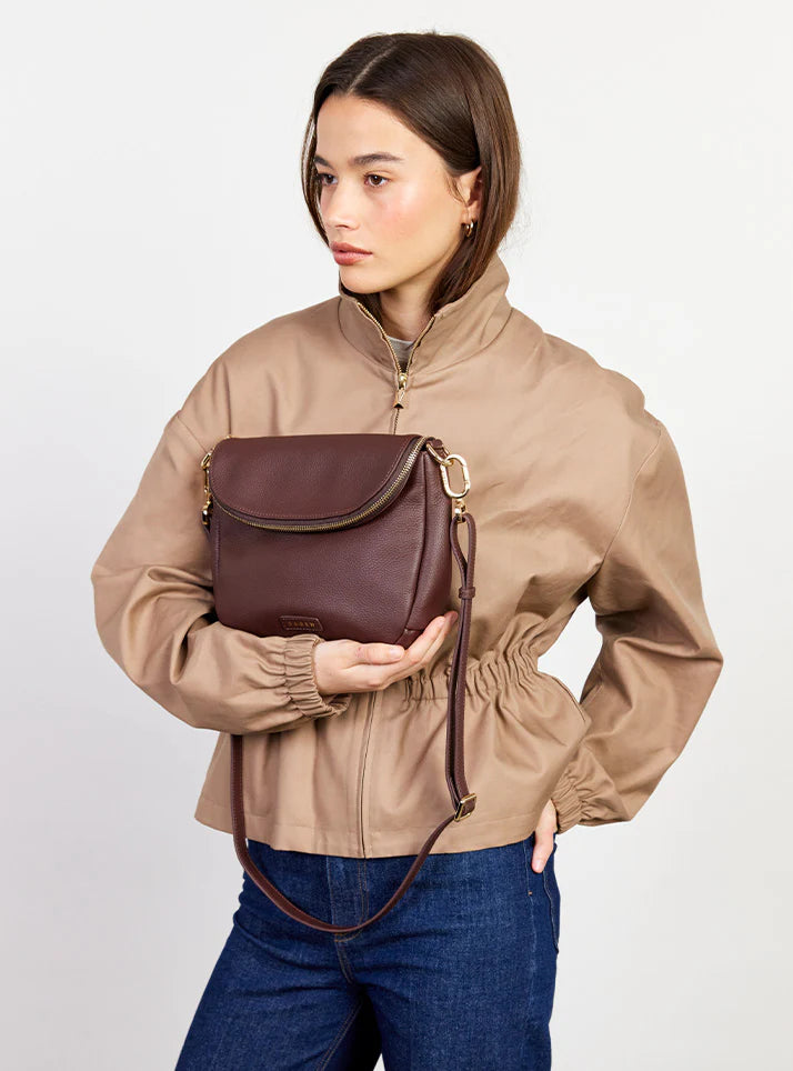 FIFI CROSSBODY BAG in Espresso by Saben