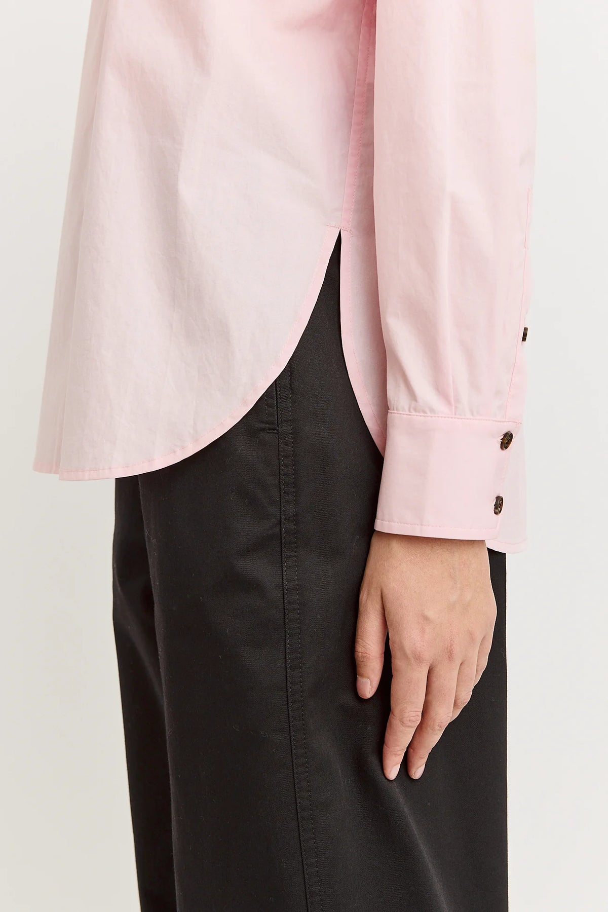 RELAXED COTTON SHIRT in Pale Pink by Toorallie at Darling & Domain