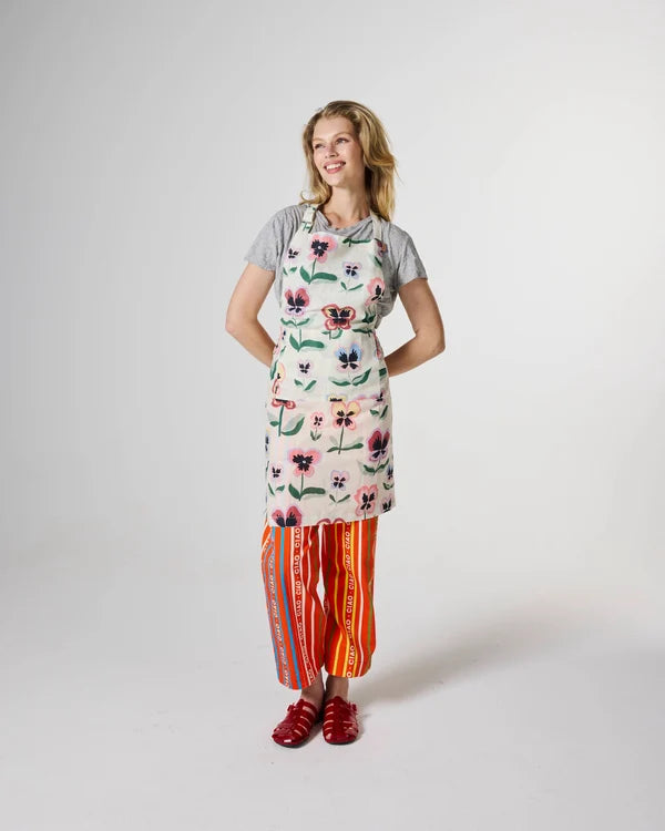 APRON in Pretty Pansy from the amazing range of Kip & Co products