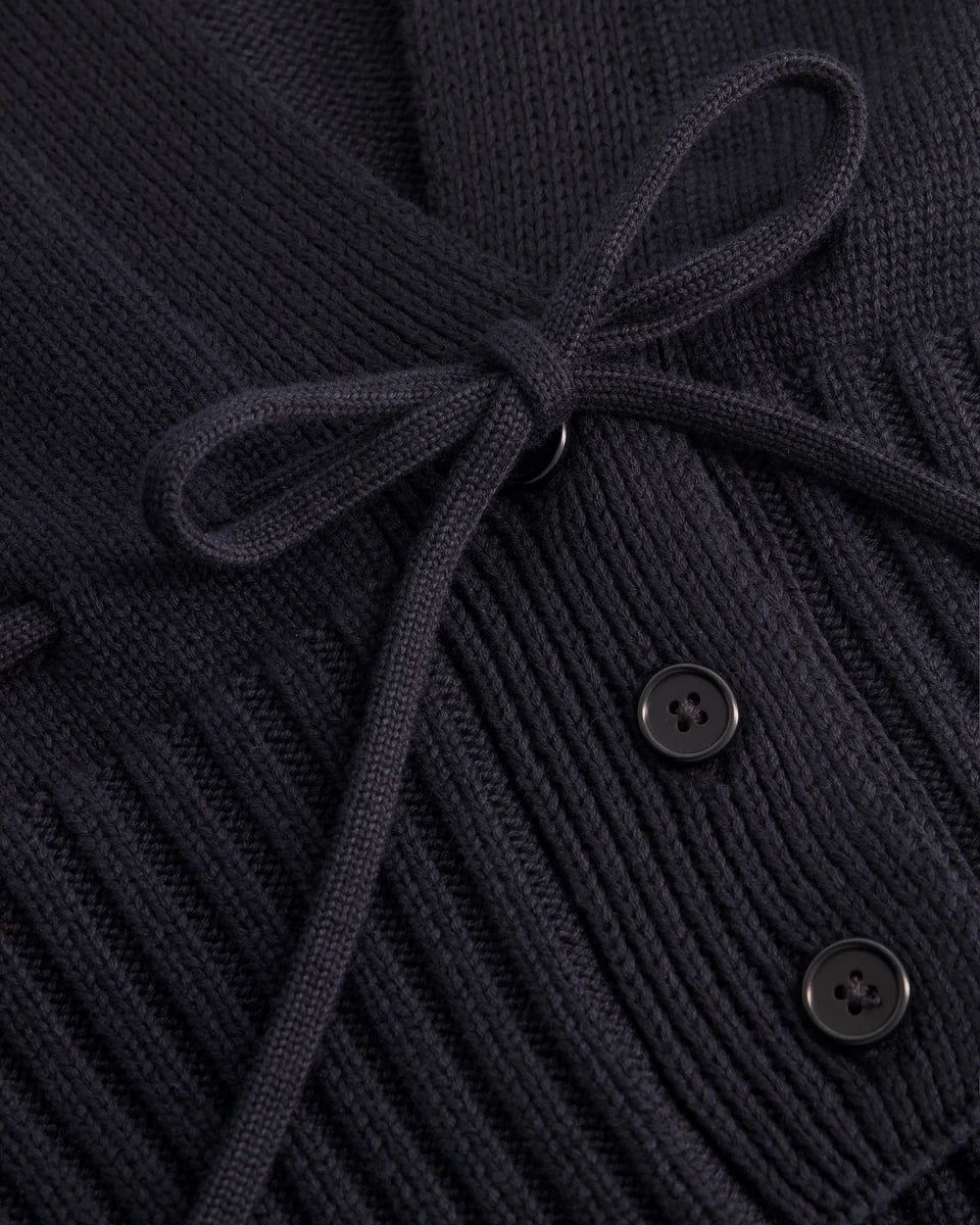 ELWORTHY VEST in Black by Kowtow Australia