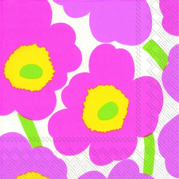 MARIMEKKO PAPER NAPKINS 20PCS | Unikko Light Pink
