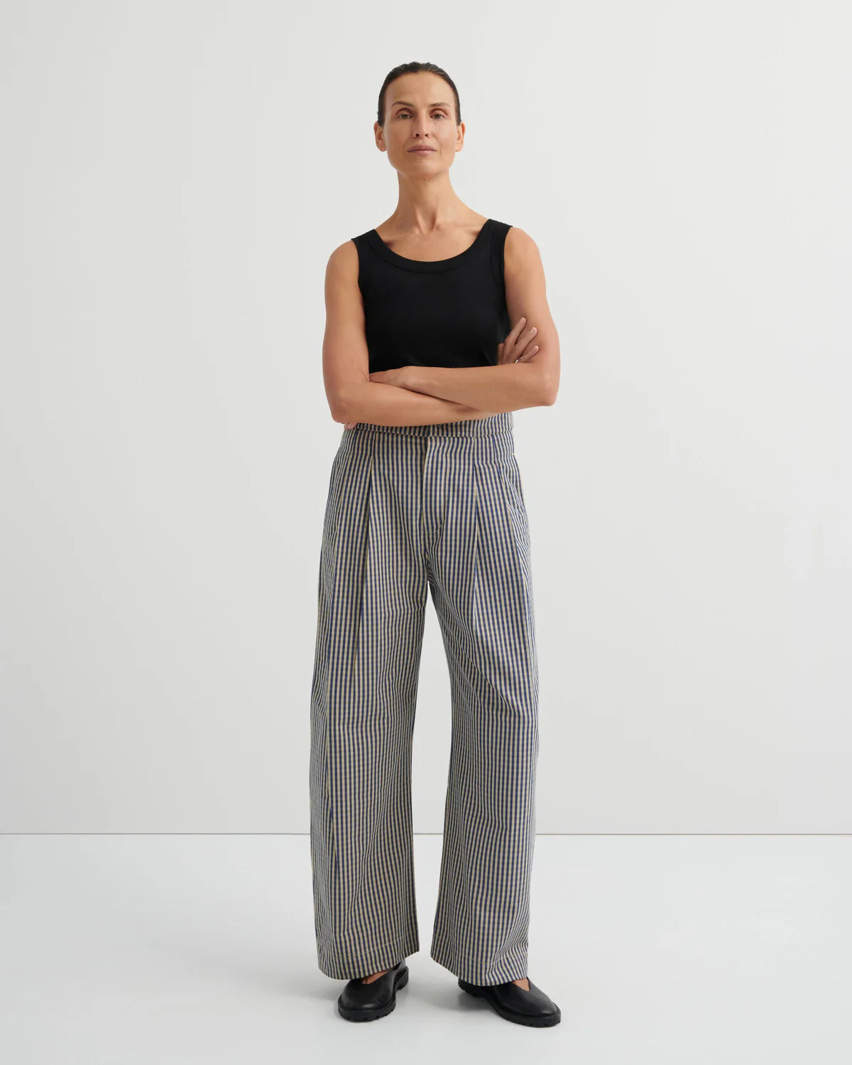 SCULPT PANT | Landscape Check - Darling & Domain