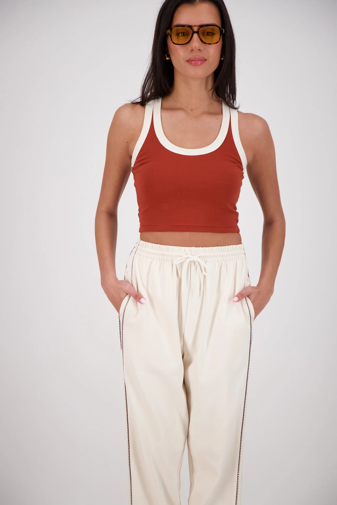 MANAROLA TRACKPANT | Oatmeal - Darling & Domain