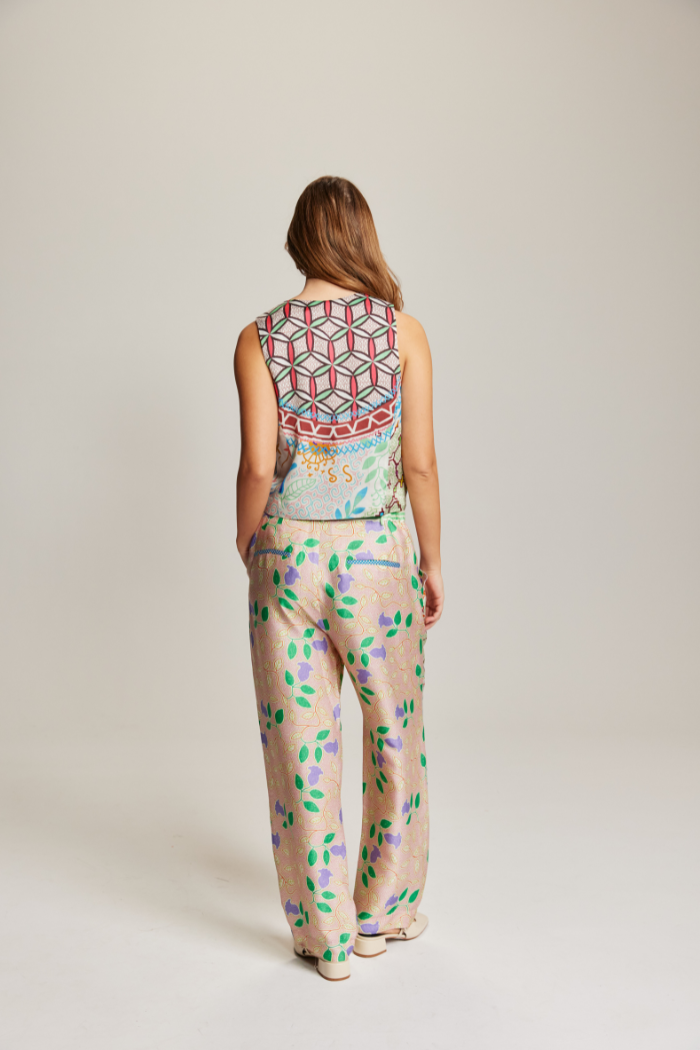 LYDIA TAILORED PANT in Shipibo by ME369