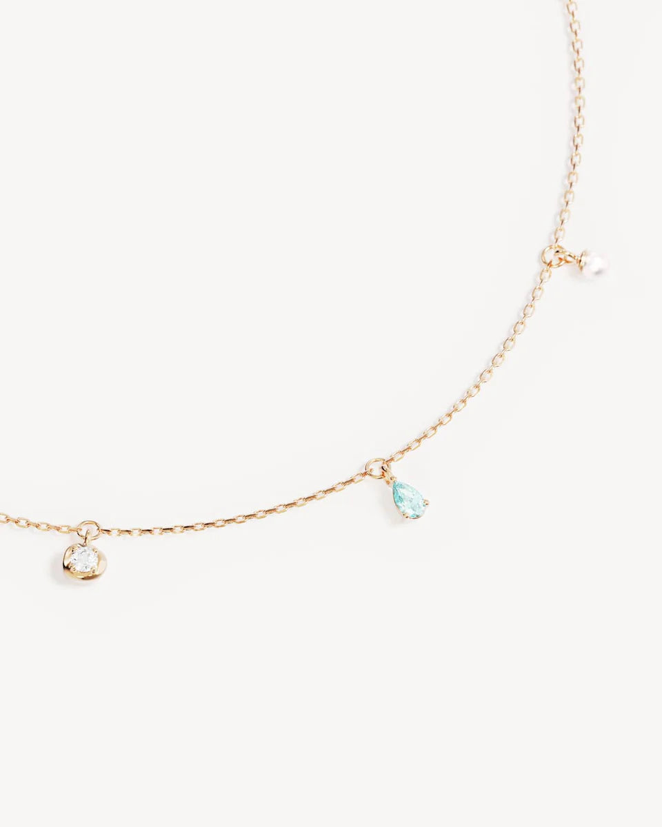 BREATHE IN STILLNESS CHOCKER in 18K Gold Plated from By Charlotte