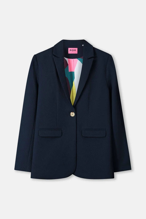 POM BLAZER in Chloe Eternal Blue from POM Amsterdam