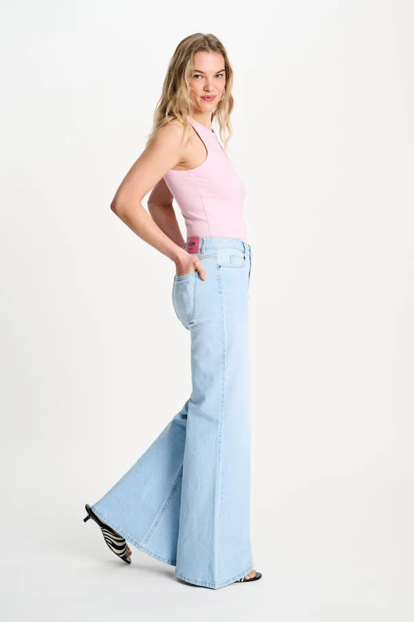 POM TANK TOP in Rib Shell Pink from POM Amsterdam