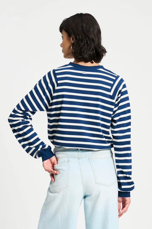 POM TOP in Striped Blue + White from POM Amsterdam