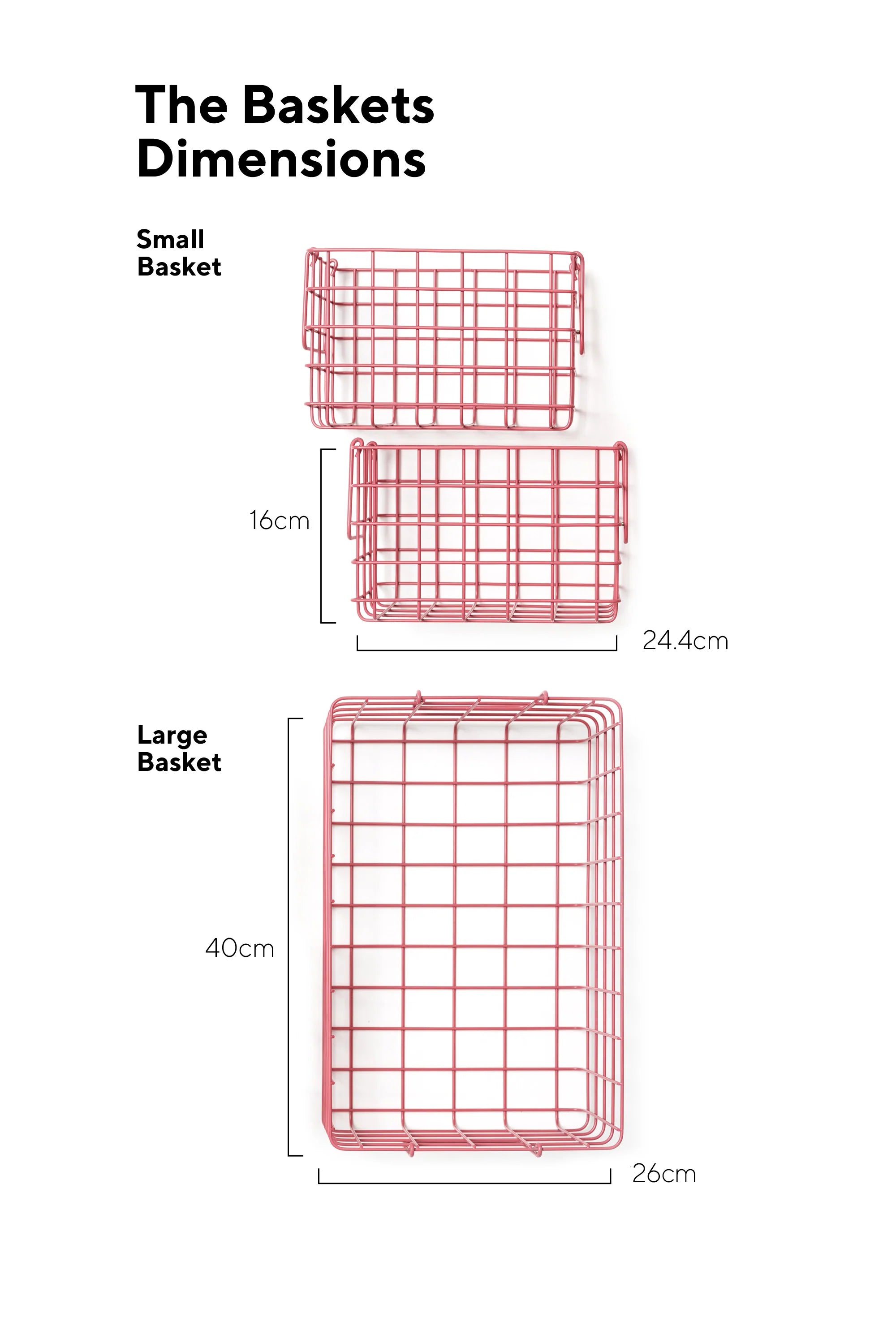The Baskets in Berry in Mustard Made