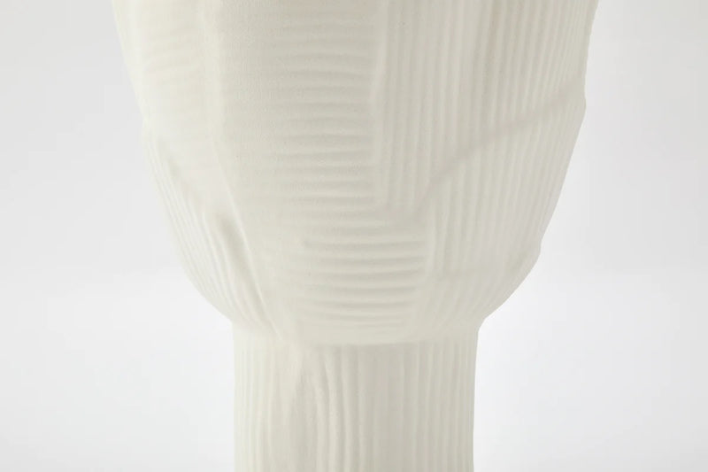 The Foundry ceramic Umi Vase in ivory