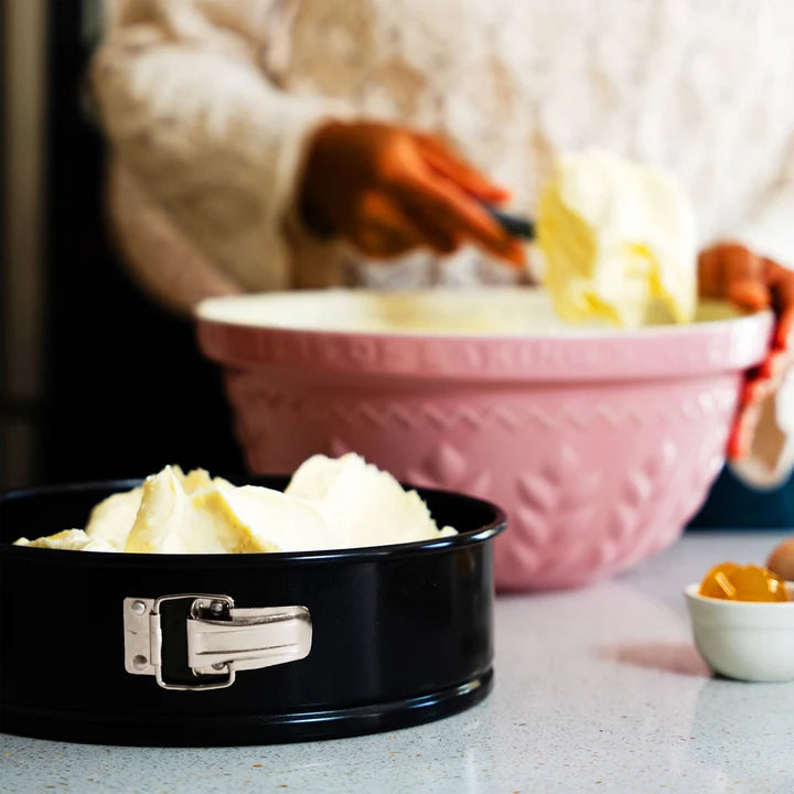 TALA STONEWARE MIXING BOWL in Dusty Pink Corn Design by Tala