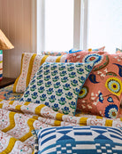 ANNA SPIRO INDIAN SUMMER WHITE EMBROIDERED CUSHION from the amazing range of Kip & Co