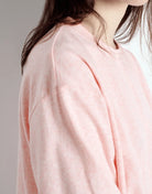 YPAWOOD LONG SLEEVE TEE YPA02B in Icing Melange by American Vintage