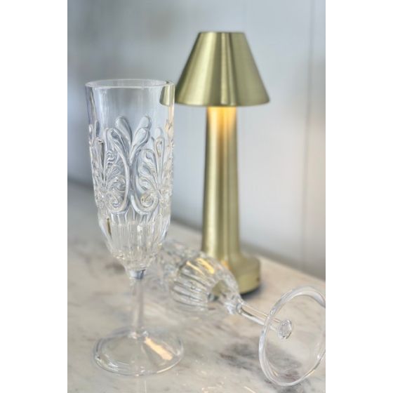 ACRYLIC CHAMPAGNE GLASS in Clear part of the Flair Gifts & Home