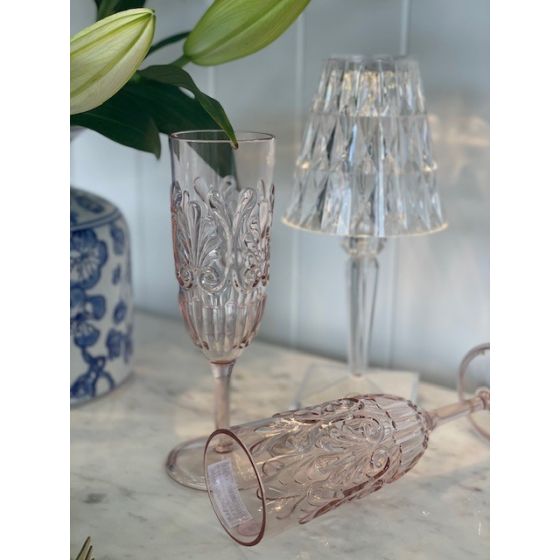 vACRYLIC CHAMPAGNE FLUTE  in Blush part of the Flair Gifts & Home
