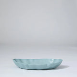 RUFFLE RECTANGLE PLATTER M in Light Blue from Marmoset Found