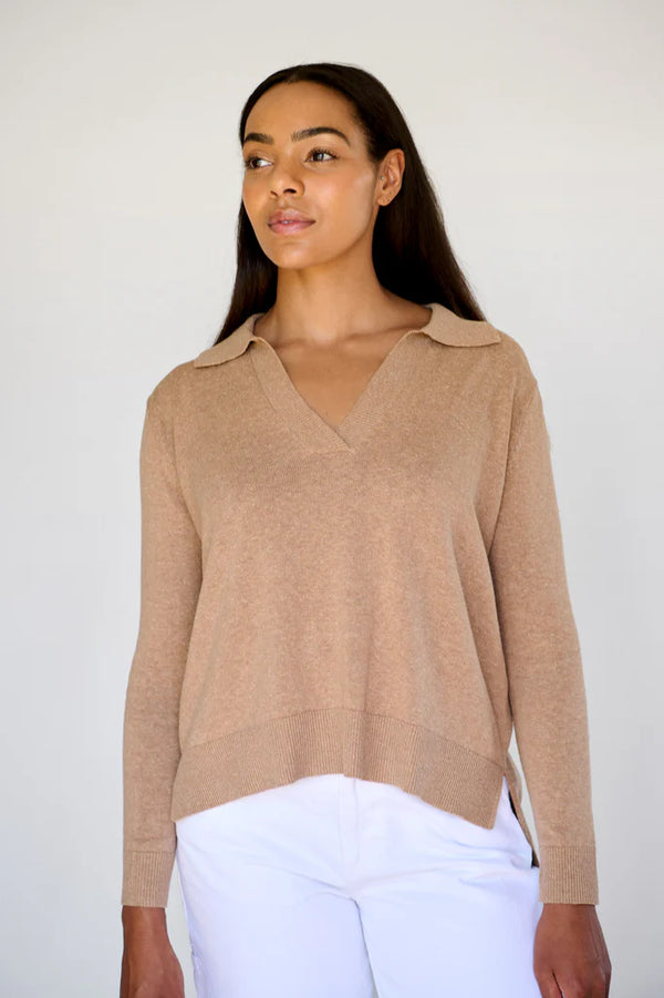 NEP EMMA PULLOVER in Camel from Maxted