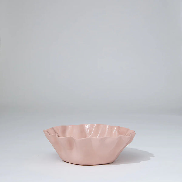 RUFFLE BOWL MEDIUM in Icy Pink from Marmoset Found