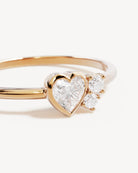 By Charlotte Dream Lover Heart Ring in 18K Gold Vermeil
