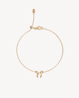 By Charlotte Forever More Bow Bracelet in 18K Gold Vermeil