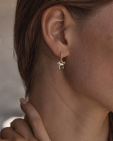By Charlotte Forever More Bow Hoops in 18K Gold Vermeil