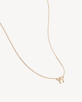 By Charlotte Forever More Bow Necklace in 18K Gold Vermeil