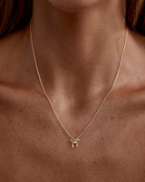 By Charlotte Forever More Bow Necklace in 18K Gold Vermeil