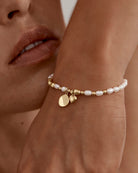 By Charlotte LOVE UNBOUND PEARL BRACELET in 18k Gold Vermeil
